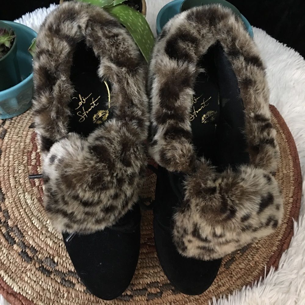 NEW! Colin Stuart Platform Booties NWT - image 3